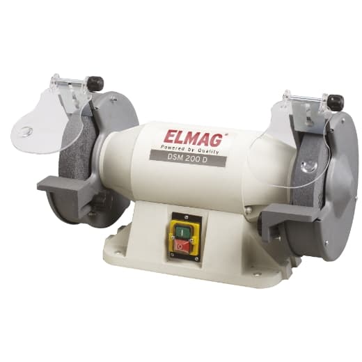 Polizor de banc DSM 200 D, piatră abrazivă 200 x 32 mm, 900 W, 400 V, 61054, ELMAG
