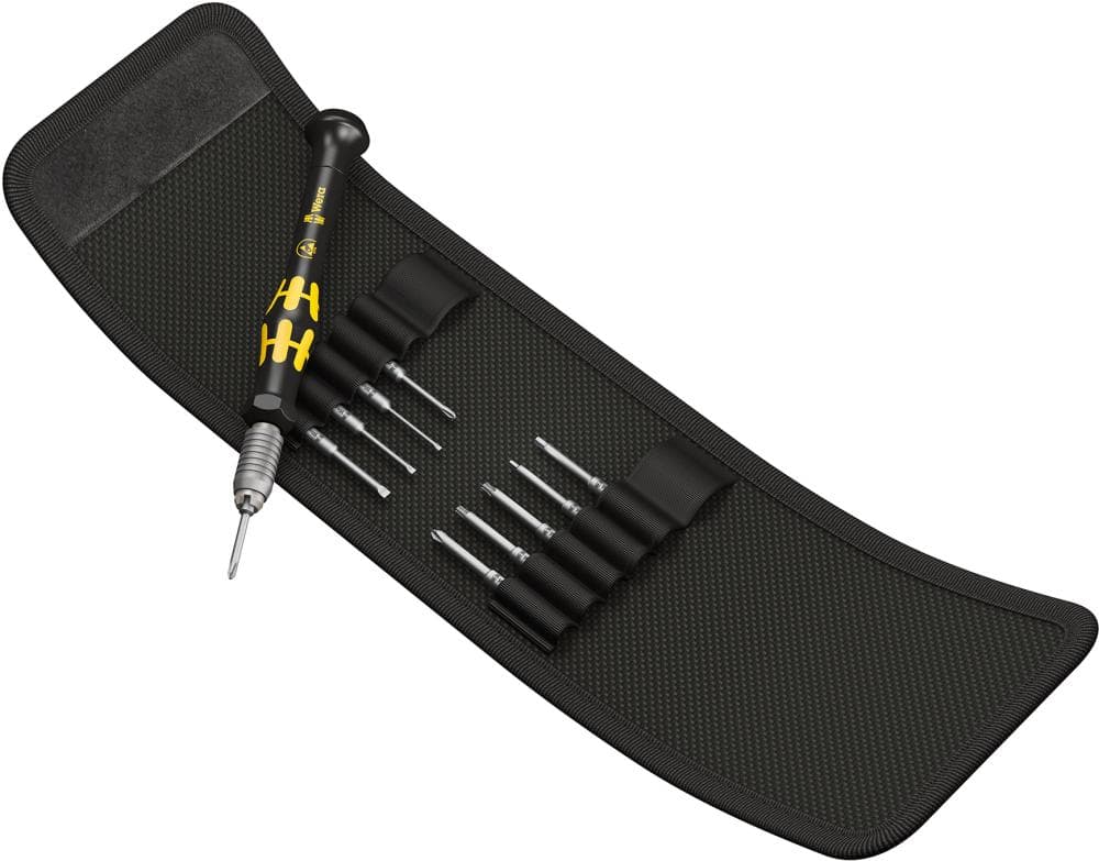 Set șurubelnițe ESD pentru electroniști, cu lame interschimbabile, 11 piese, 05073670001, Wera