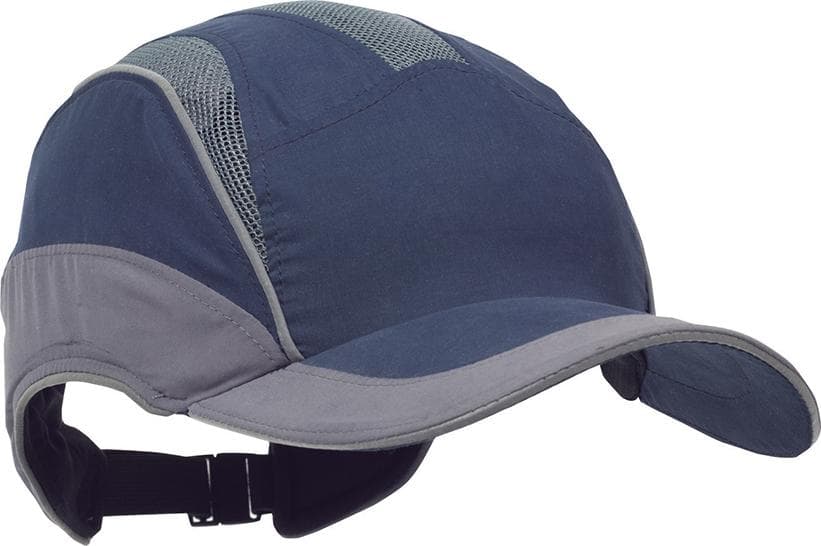 Șapcă de protecție First Base 3 Elite, cozoroc 70mm, albastru-negru, 3M