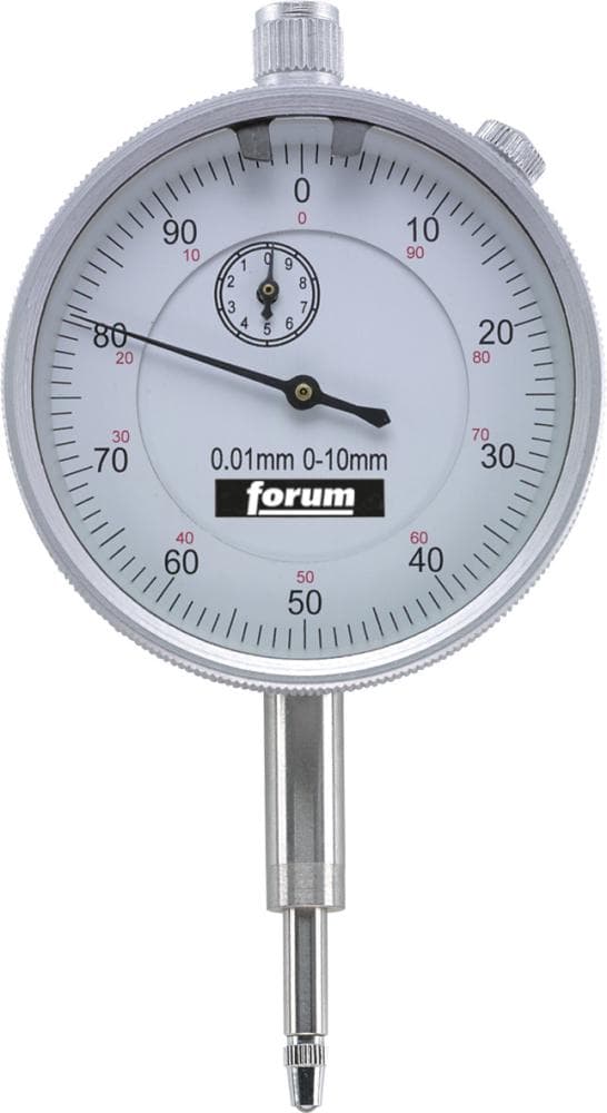 Ceas comparator de precizie 0-10 mm, citire 0.01 mm, DIN 878, FORUM