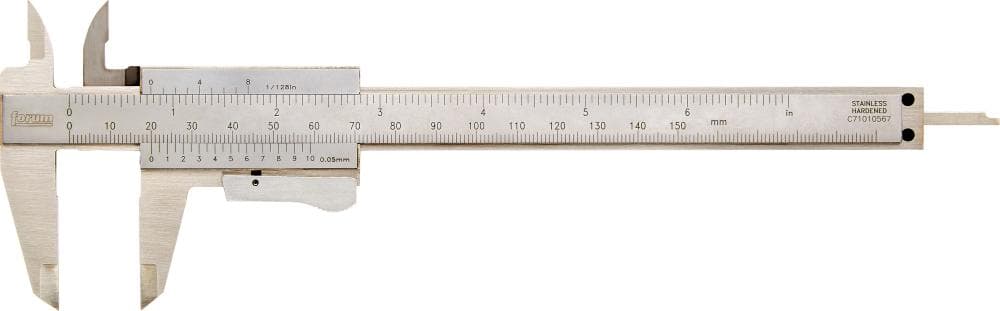 Subler de precizie fără eroare de paralaxă, 150x40 mm, DIN 862, FORUM