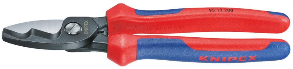 Foarfecă pentru cablu, cu tăiș dublu, 200 mm, 95 12 200, KNIPEX