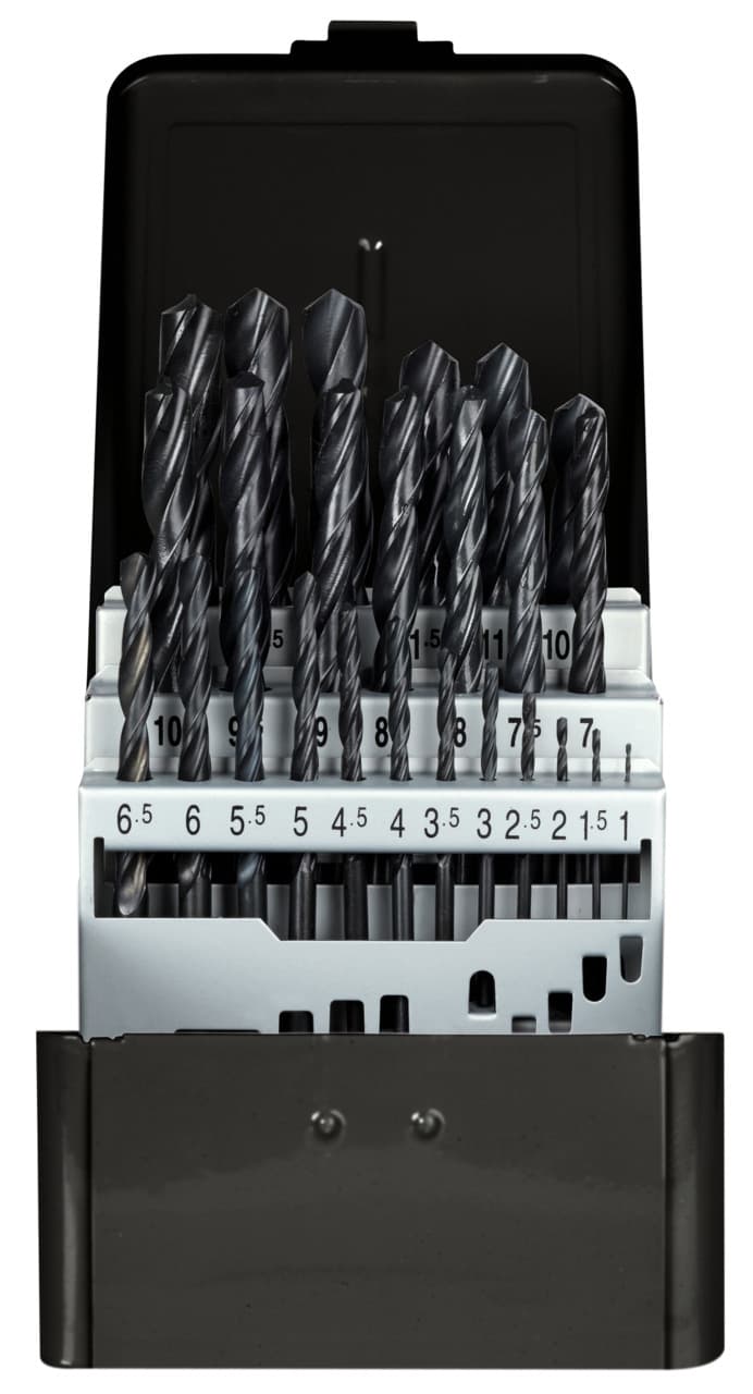 Set burghie HSS roluite, 1 - 13 mm, 25 bucăți, R93500025, GEDORE RED