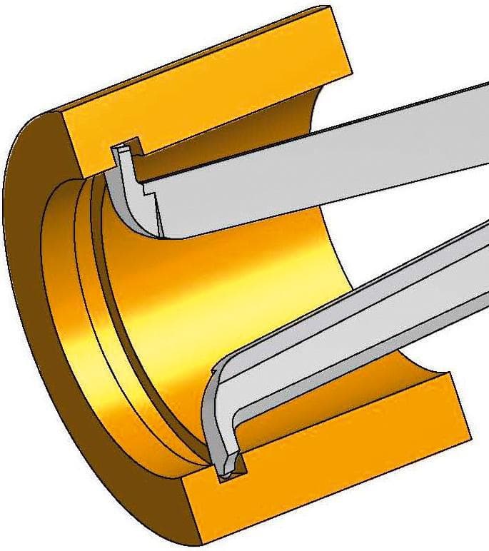 Palpator rapid de interior cu mâner, 15-65 mm, adâncime 188 mm, KROEPLIN