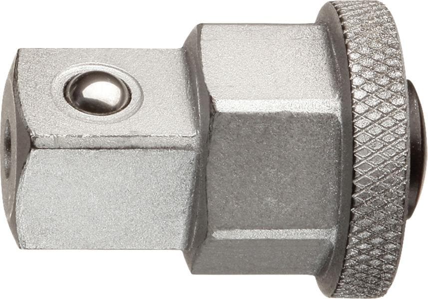 Adaptor tubular pentru chei combinate cu clichet, hexagon exterior 10mm, antrenare pătrat exterior 1/4", 7 RA-6,3, GEDORE