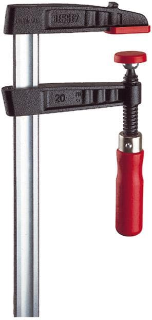 Menghină rapidă cu șurub din fontă maleabilă 600 mm, ieșire 175 mm, BESSEY