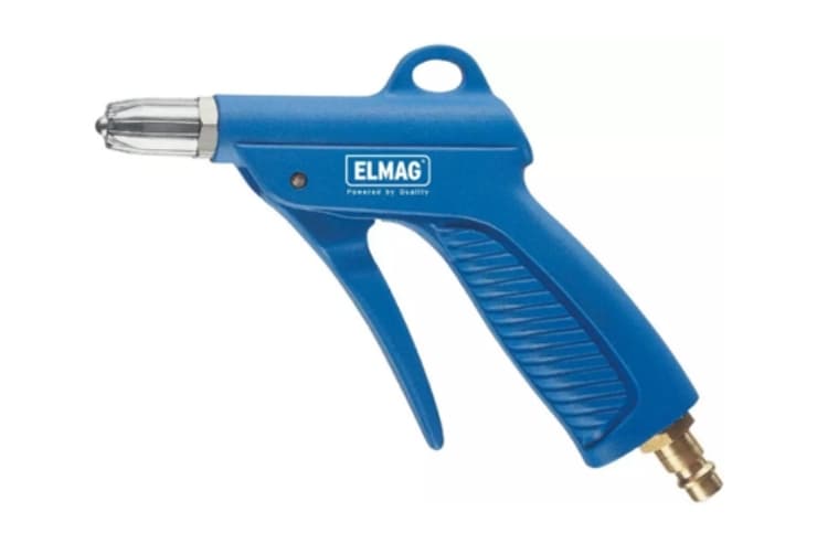 Pistol de suflat cu aer comprimat din poliamidă PA cu duză BLOW STAR, complet cu racord, max 10 bar, 32253, ELMAG