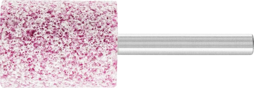 Piatră de șlefuit cilindrică corindon nobil ADW duritate M, coadă 3 mm, 2x5 mm, granulație 100, PFERD