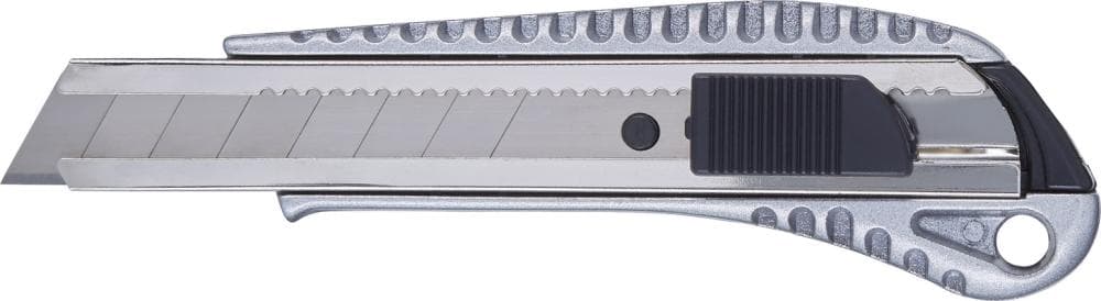 Cutter 18 mm cu o lamă, carcasă metalică, FORTIS