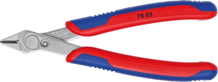 Clește cu tăiș lateral pentru electroniști Super Knips®, 125 mm, 78 03 125, KNIPEX