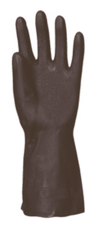 Mănuși din neopren negre, protecție chimică, 32 cm, mărimea 8