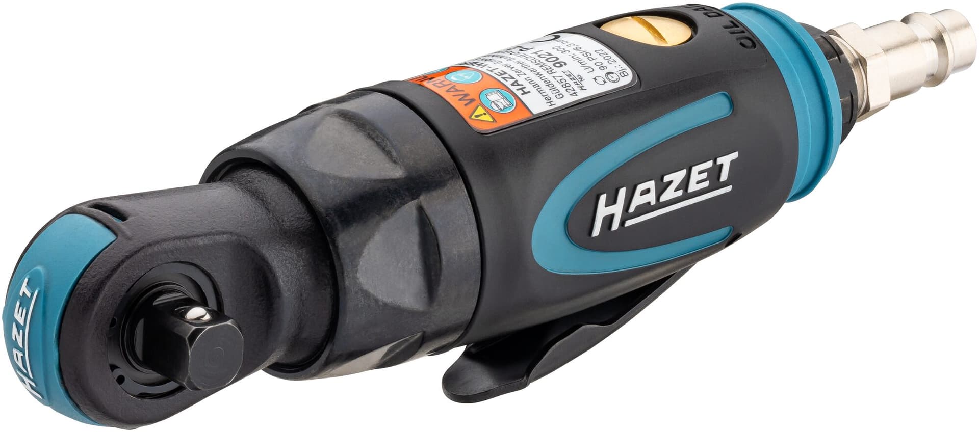 Clichet pneumatic cu impact, pătrat 3/8", cuplu 54 Nm, 300 rotații/min, Hazet