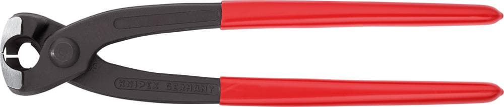 Clește pentru coliere cu 1-2 urechi, cu bacuri de presare, 220 mm, model 10 99 I220, KNIPEX