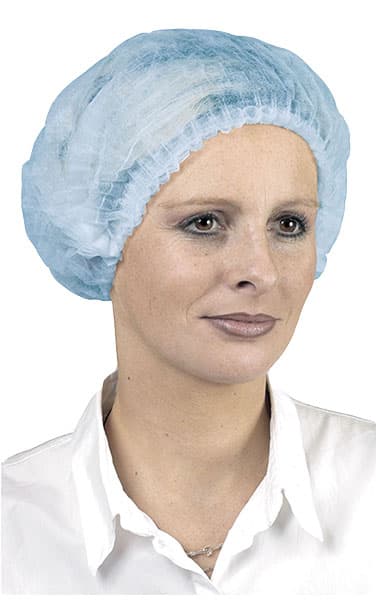 Bonetă sanitară cu cozoroc, albastră, cutie 100 buc, COVERGUARD
