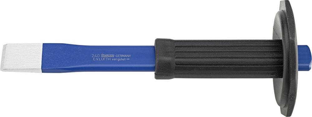 Daltă de despicat și pentru caroserii, cu protecție, 240x26x7mm, FORUM