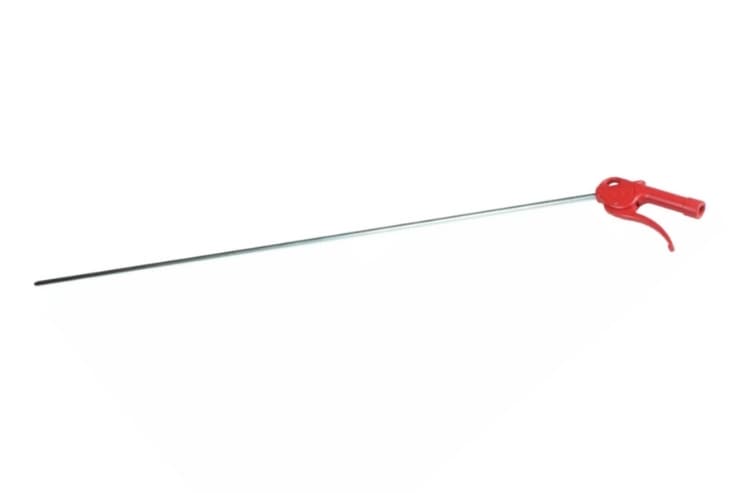 Pistol de suflat cu aer comprimat JWL CLASSIC, Ø8x2000mm, țeavă dreaptă din inox, complet cu racord, max 16 bar, ELMAG