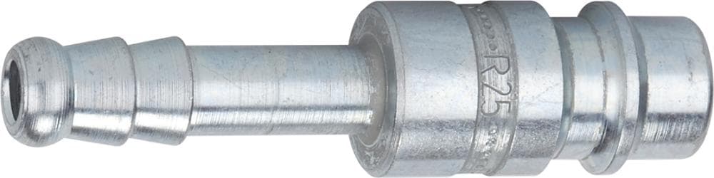 Niplu NW 7.4–7.8 din oțel, racord furtun LW 8 mm, 48 mm lungime, RIEGLER