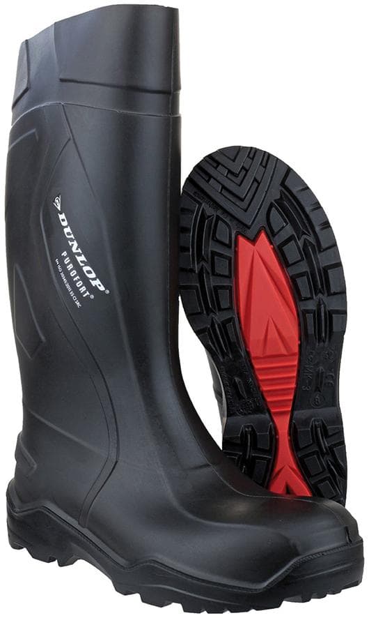 Cizme de protecție cu bombeu, Purofort® Plus full safety, S5 CI SRC, negre, Dunlop
